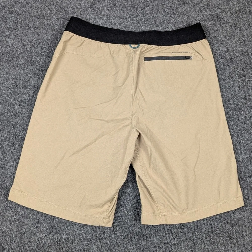 Eddie Bauer Travex Mens Khaki Tan Stretch Hiking‎ Shorts Mens Small 11007042